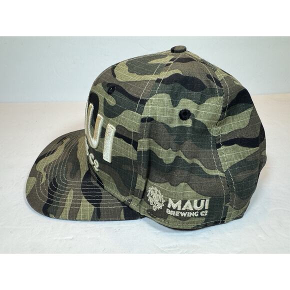 Maui Brewing Company Baseball Hat Camo Camouflage Snapback - Picture 4 of 10